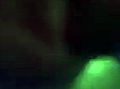 Wife playfully explores her new toy