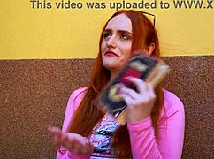 red-haired petite slut pixxxie experiences her first dvp with huge black cocks