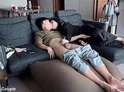 Emu Yumi's sensitive pussy squirts endlessly from fingering