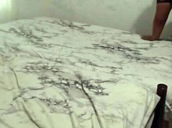 Chubby BBW Mama Cleans The Room