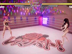 Lesbian battle 8, bdsm fingering and pussy licking fun