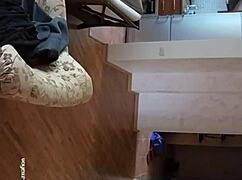 couple SPY CAM in LIVING ROOM