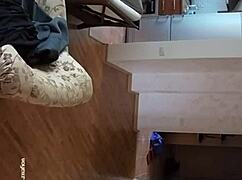 couple SPY CAM in LIVING ROOM