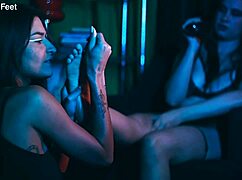 Latina Goddess Ravenas Dominates With Her Bare Feet