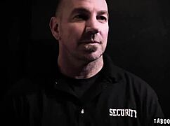 Three Men Giving Lena Paul Mouthful Of Cocks