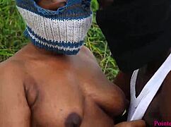 Walking in the village leads to hot doggystyle fuck 😍