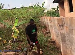 mad bbw picks dirt from bin, gets fucked by lonely guy