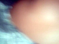 upside-down view of aisha's big booty getting tagged from behind