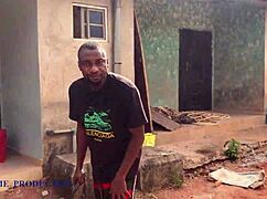 mad bbw picks dirt from bin, gets fucked by lonely guy