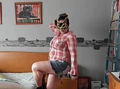 Busty stepsister teases me to get horny.