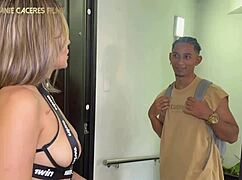 A guy joins in to give a good fuck to his stepsister's best friend.