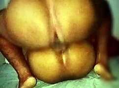 Anal domination in the brunette's tight ass