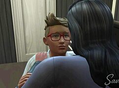 i'm so hungry for my little kevin, stepmother craves him deeply