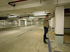 Risky Staircase Encounter