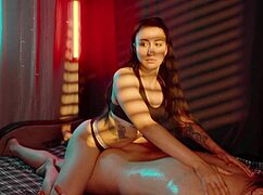 Intense Happy Ending Massage with Long-Haired Masseuse