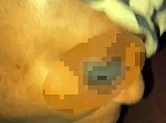 milf eagerly fills her mouth with big black cock during blowjob