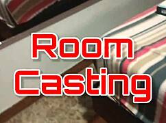 Room casting: perla licks ass and spanks big ass
