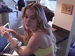 Stepdaughter Sage Fox Cheats with Stepdad Seth Brogan