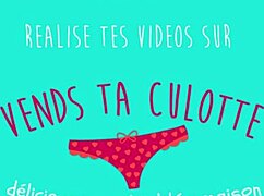 French Amateur Masturbates in Nylon During Web Chat