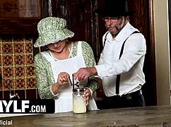 when she screws up work he puts big dick in her ass