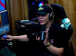 daniely patricia red kisses latina in podcast casting