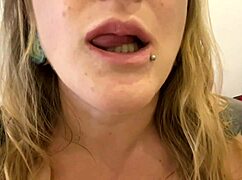 She swallows gummy bears in vore fetish scene