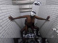 why are you pounding lady banks' big black ass in the bathroom toilet?