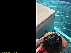 Public Blowjob at Infinity Pool in Costa Rica