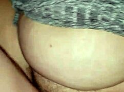 the hairy cougar gets a fertile creampie after blowjob