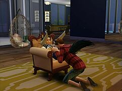 The Sims 4 cunnilingus session