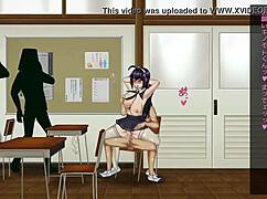 Cute Girl Having Sex With A Man In College In Breeding Log 2D Hentai Game