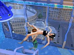 The Sims 4 cunnilingus session