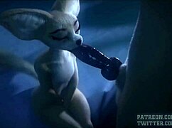 Five furry characters in intriguing scene