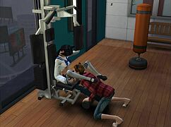 The Sims 4 cunnilingus session