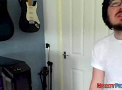 Busty Brit Giving Head To Dweeb - What A Surprise!