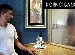 jhennicris dj loves showing her big natural tits in the sauna