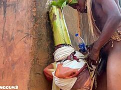 The young village warrior does something stronger. On the huge ranch.
