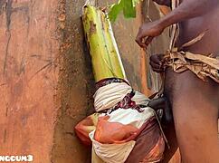 The young village warrior does something stronger. On the huge ranch.
