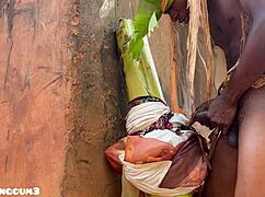The young village warrior does something stronger. On the huge ranch.