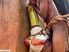 The young village warrior does something stronger. On the huge ranch.