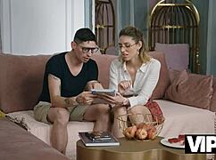 Vip4k lust for ass licking on sofa!