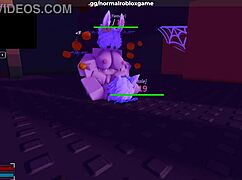 Spooky bunny breeding during halloween season