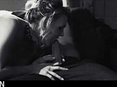 Two big boos sensual blondes milfs fucked in romantic threesome