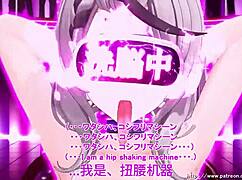 vtuber saka yotsuba e performs brainwashing lewd hip swing dance