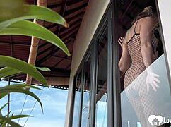 Morning Doggy and Blowjob with Horny Blonde