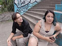 Finding a Girl on the Train Station to Record - Fake Agent