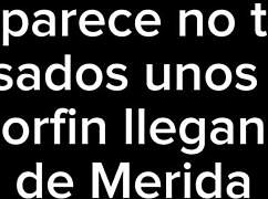 jerking off in spanish with merida