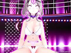 vtuber saka yotsuba e performs brainwashing lewd hip swing dance