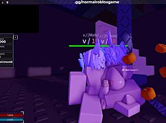 Spooky bunny breeding during halloween season