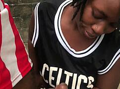 Booty Barbie Fucks Outdoors Near Wellspring